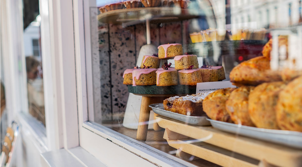 Fresh and delicious cakes