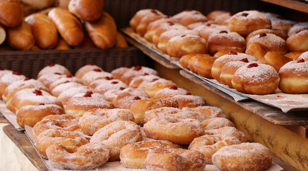 Sweet donuts for happiness